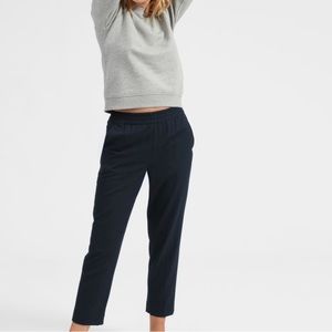 Everlane GoWeave Easy pant in navy